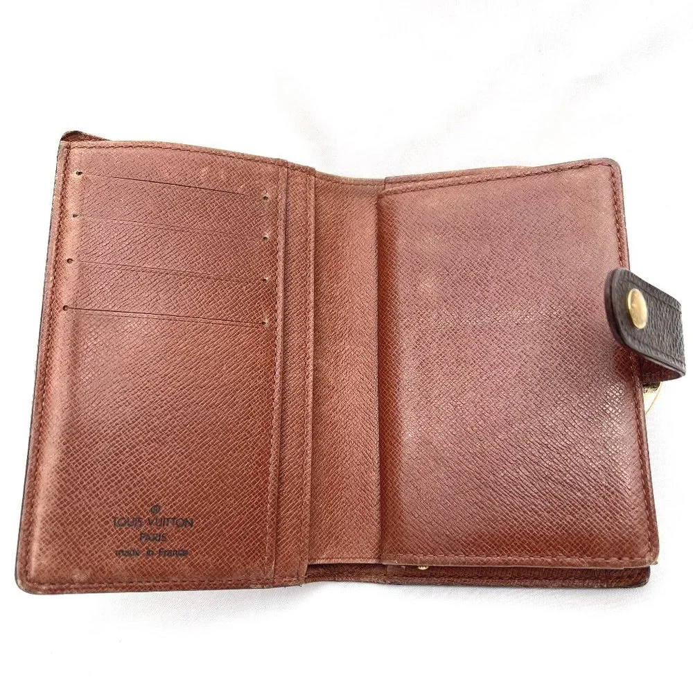 Auc Louis Vuitton French Style Port Monogram Wallet